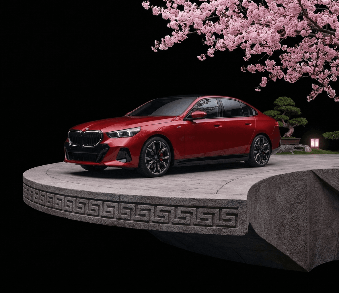 Красная машина